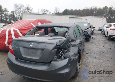 2012 Honda Civic Lx z USA, uszkodzony, nr VIN 19XFB2F58CE386911